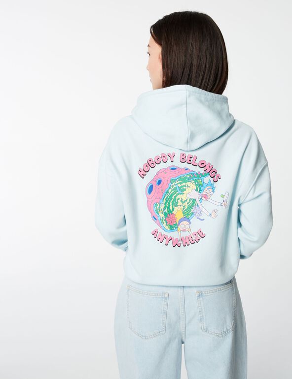 Sweat à capuche Rick and Morty fille