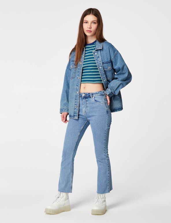 Cropped flared jeans teen