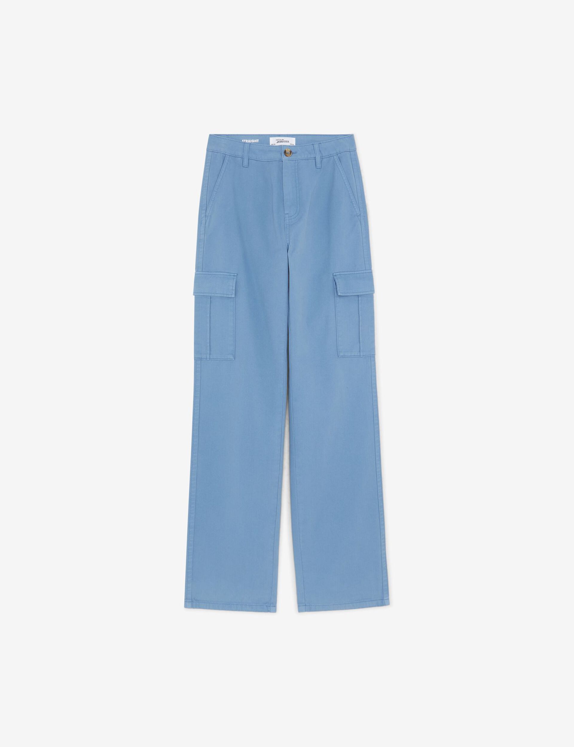 Pantalon cargo bleu