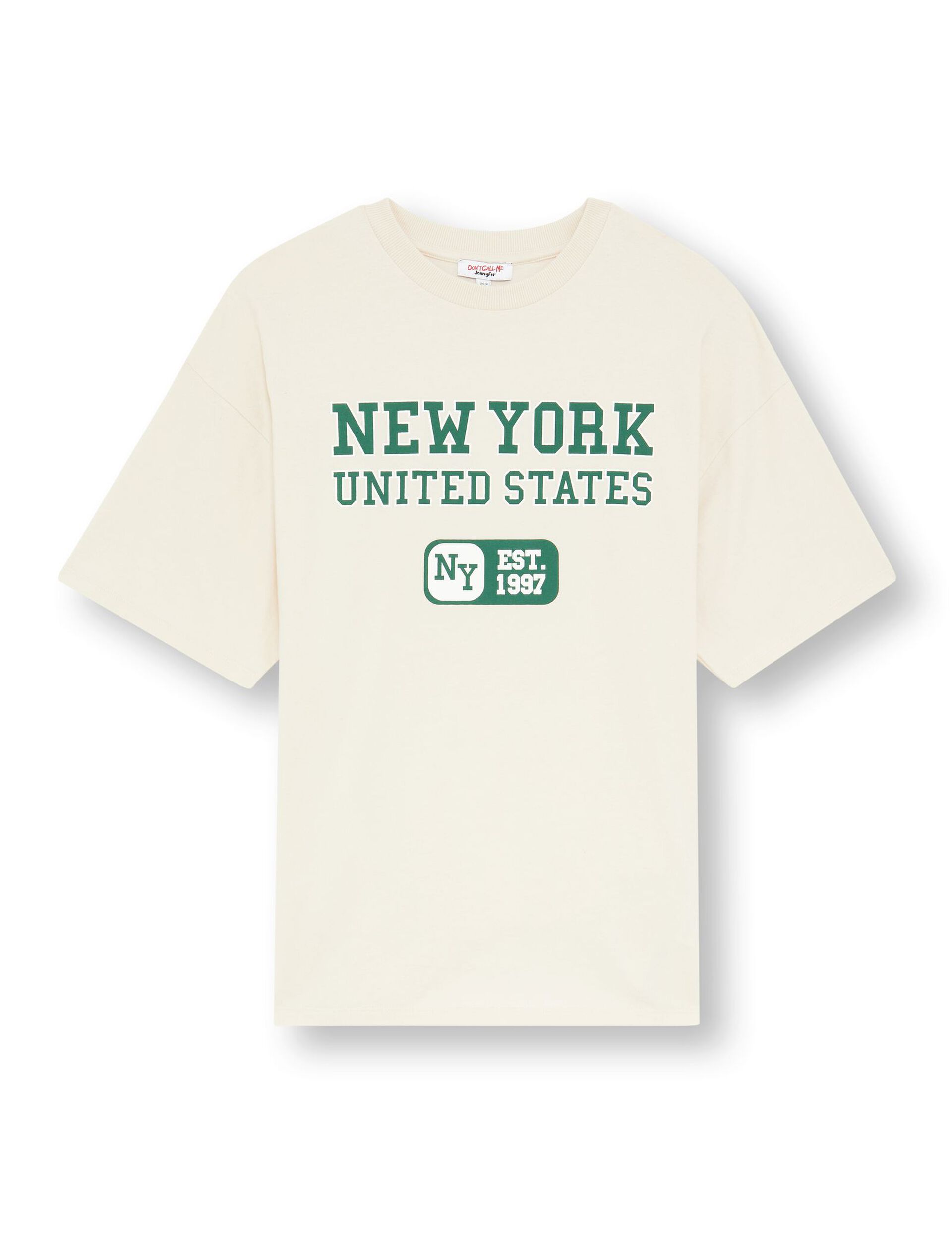 Tee-shirt New York beige