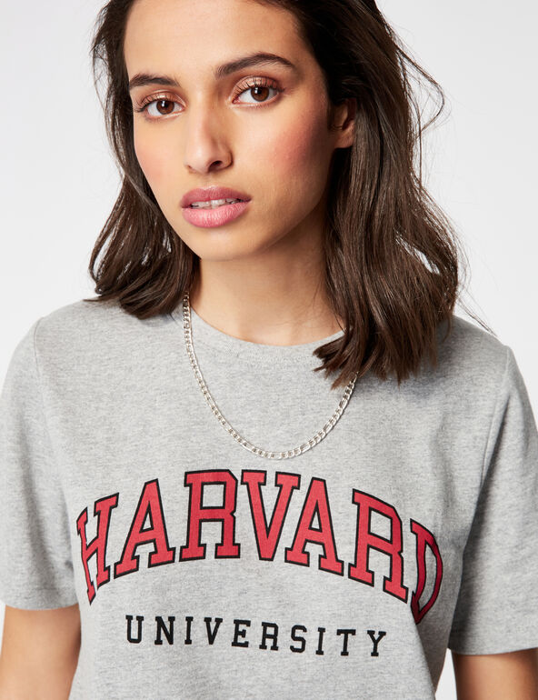 Harvard T-shirt girl