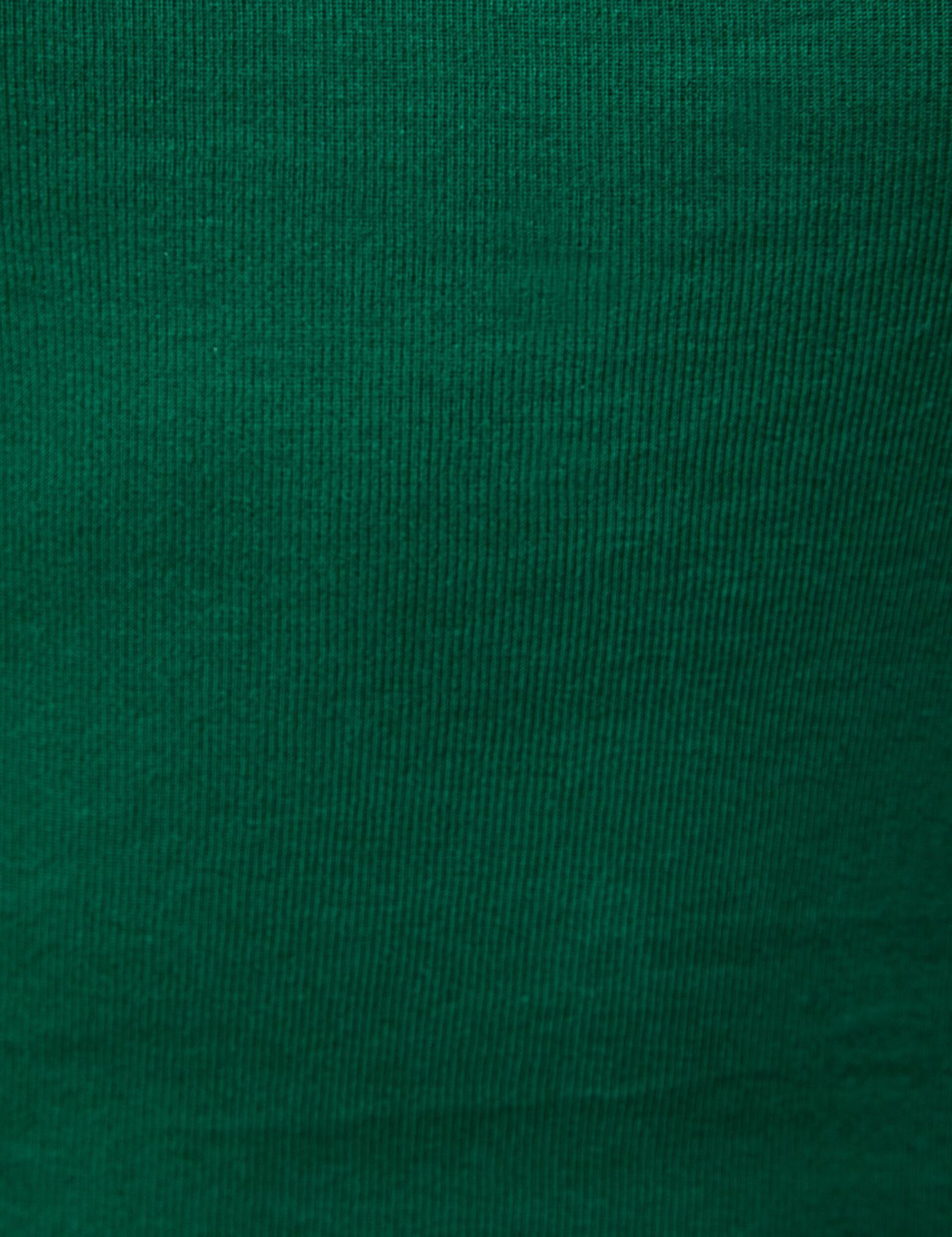 Tee-shirt vert col V