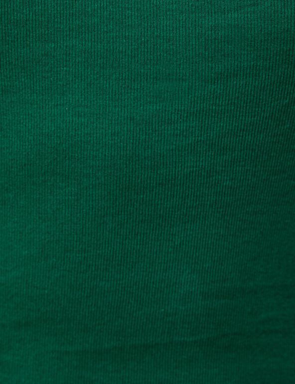 Tee-shirt vert col V