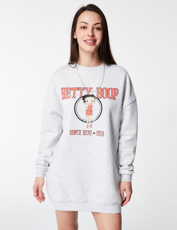 Betty Boop sweatshirt dress teen