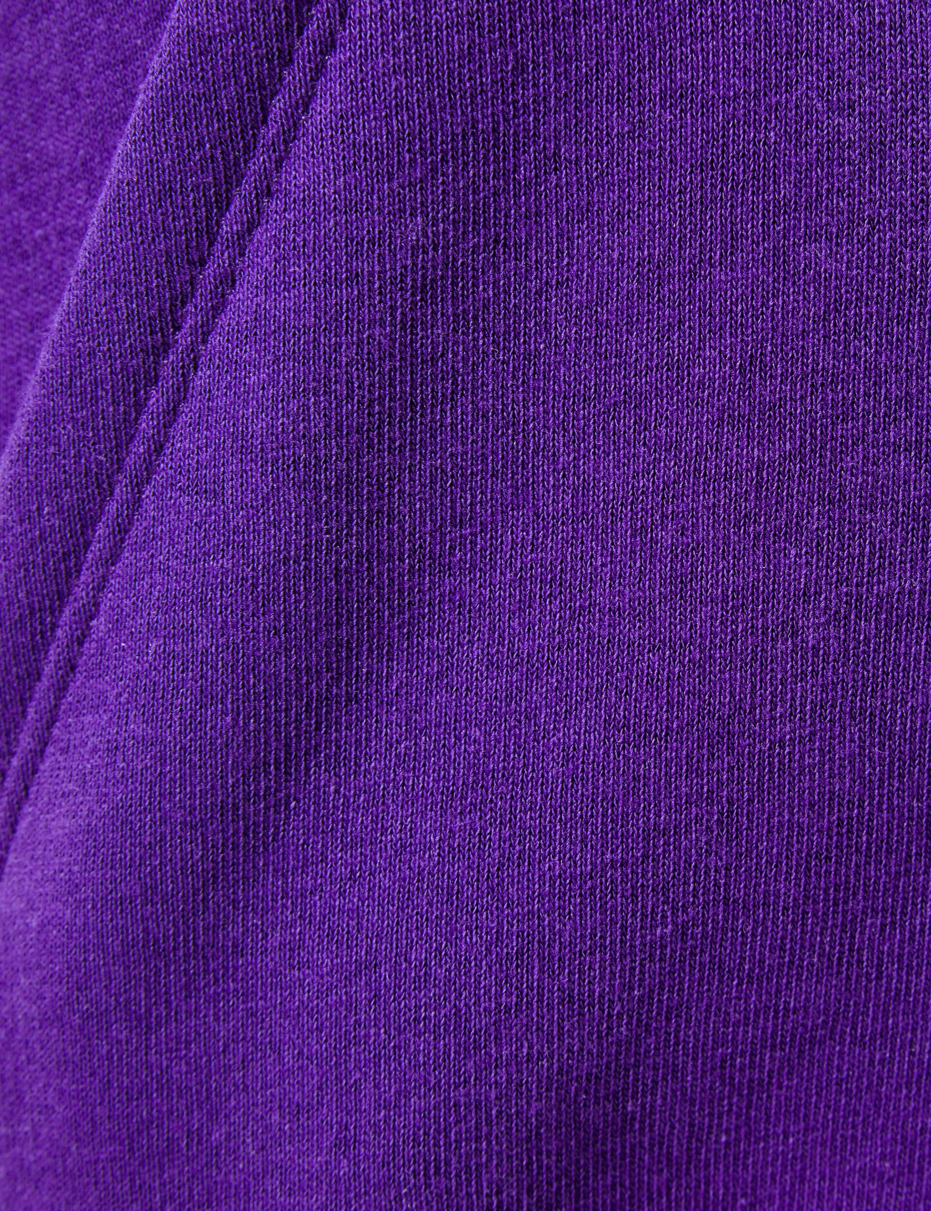 Sweat à capuche zippé violet