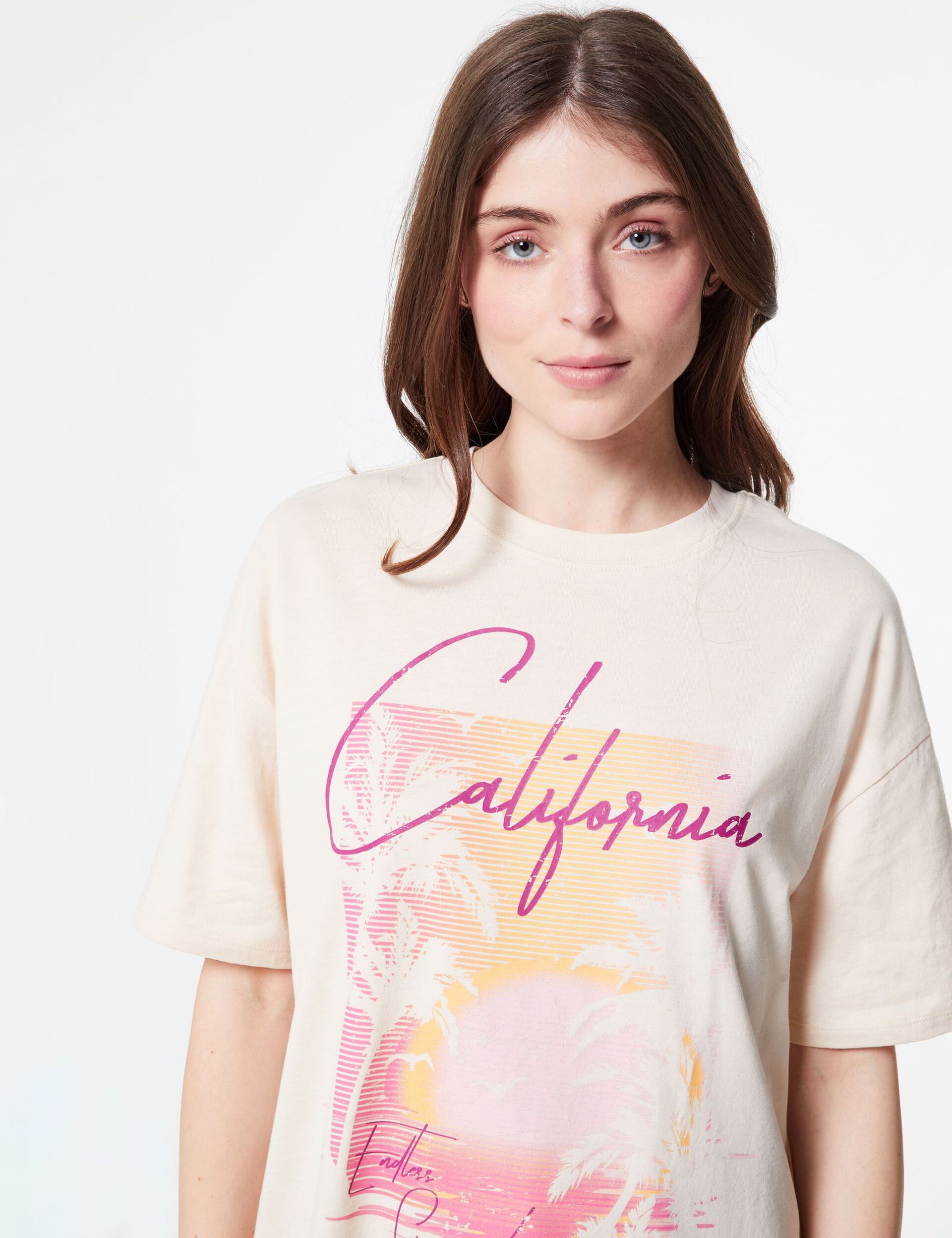 Tee-shirt beige California