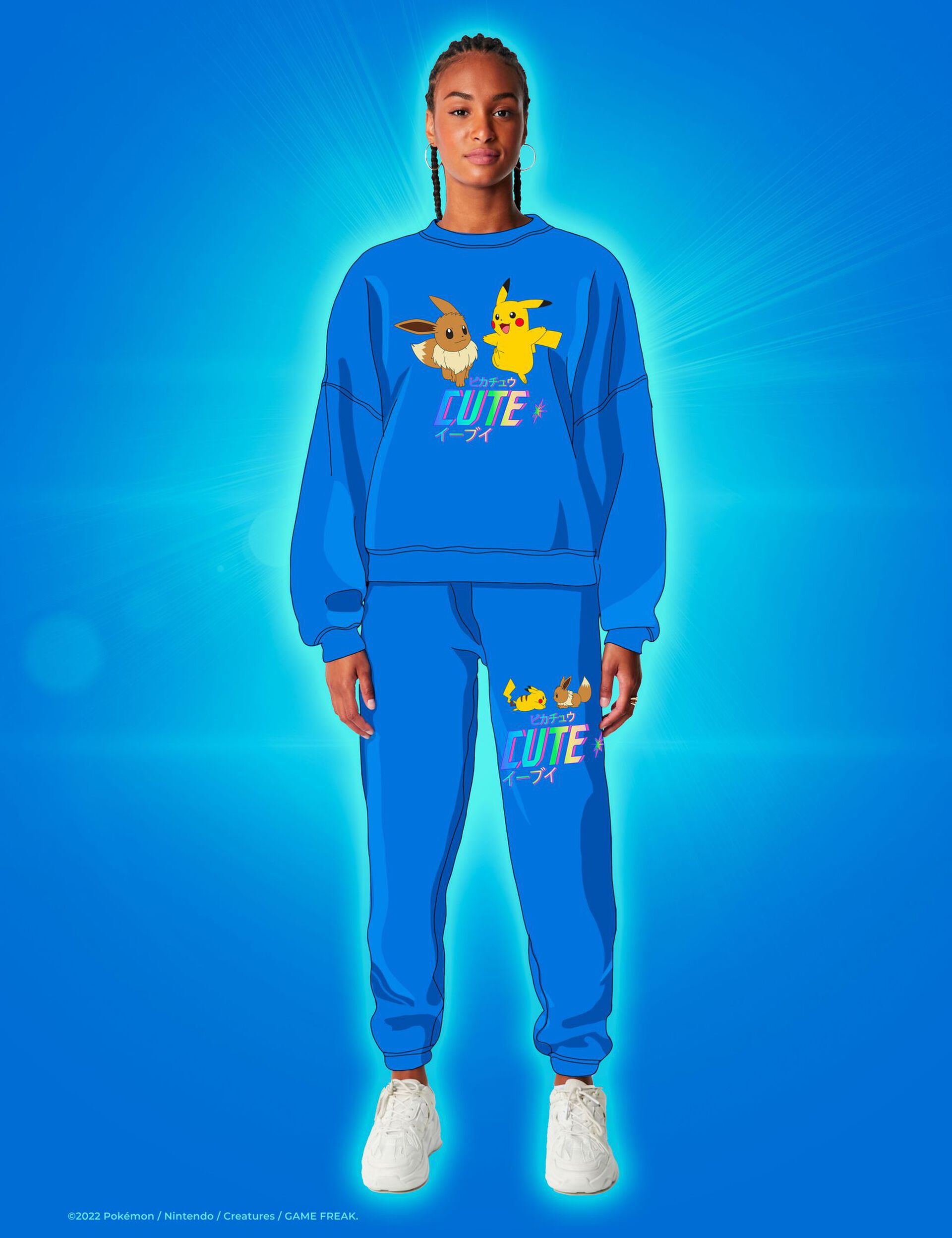 Jogging Pokémon bleu
