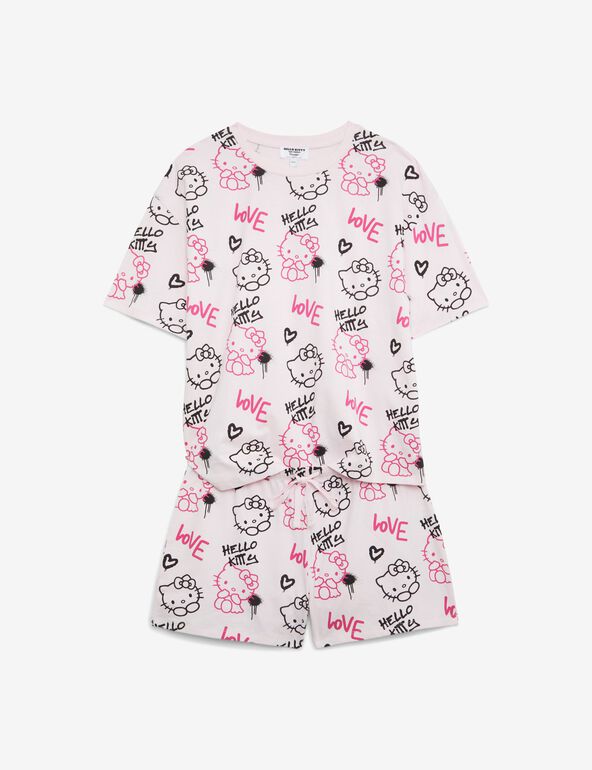 Set de pyjama Hello Kitty rose teen