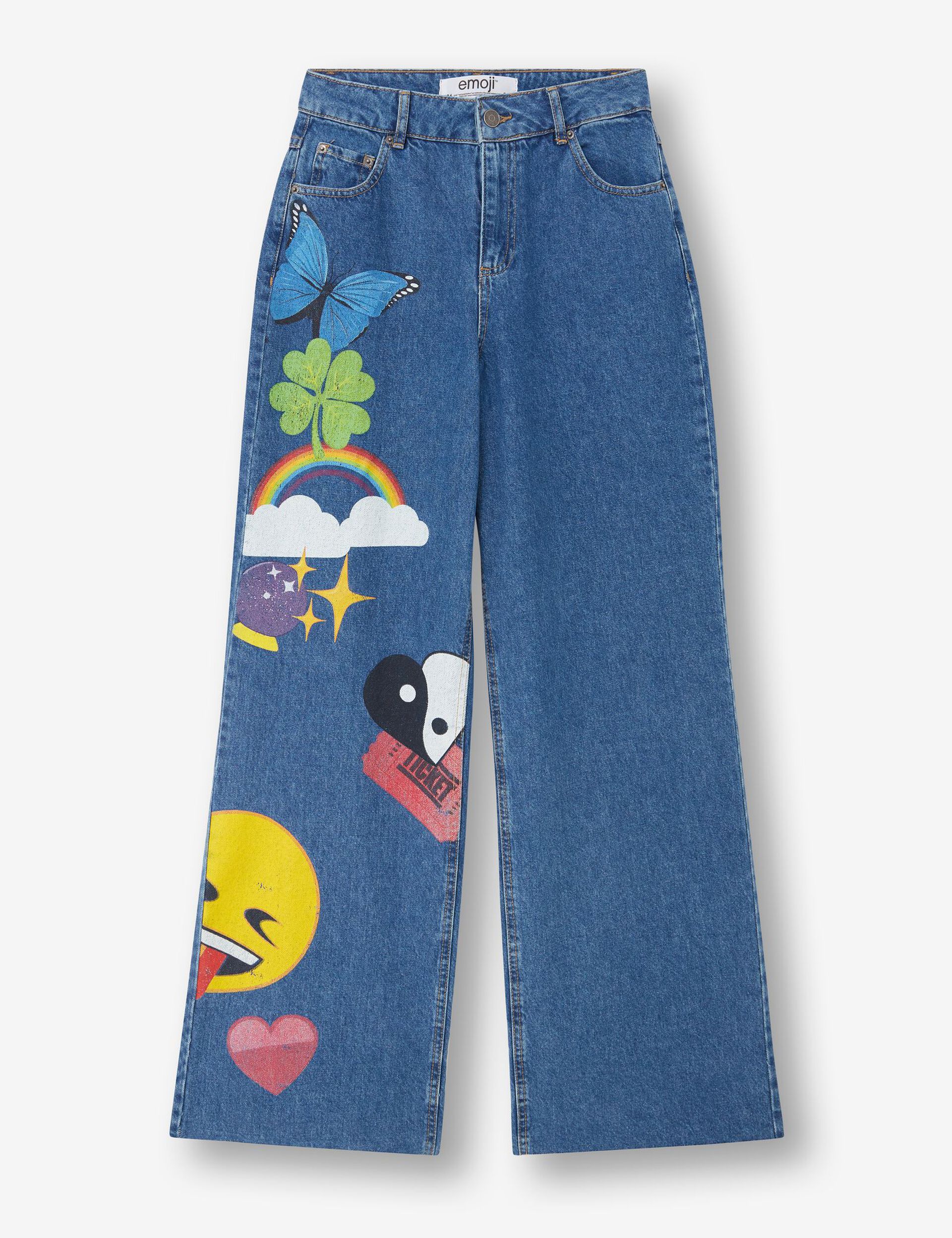 Jean wide leg emoji™