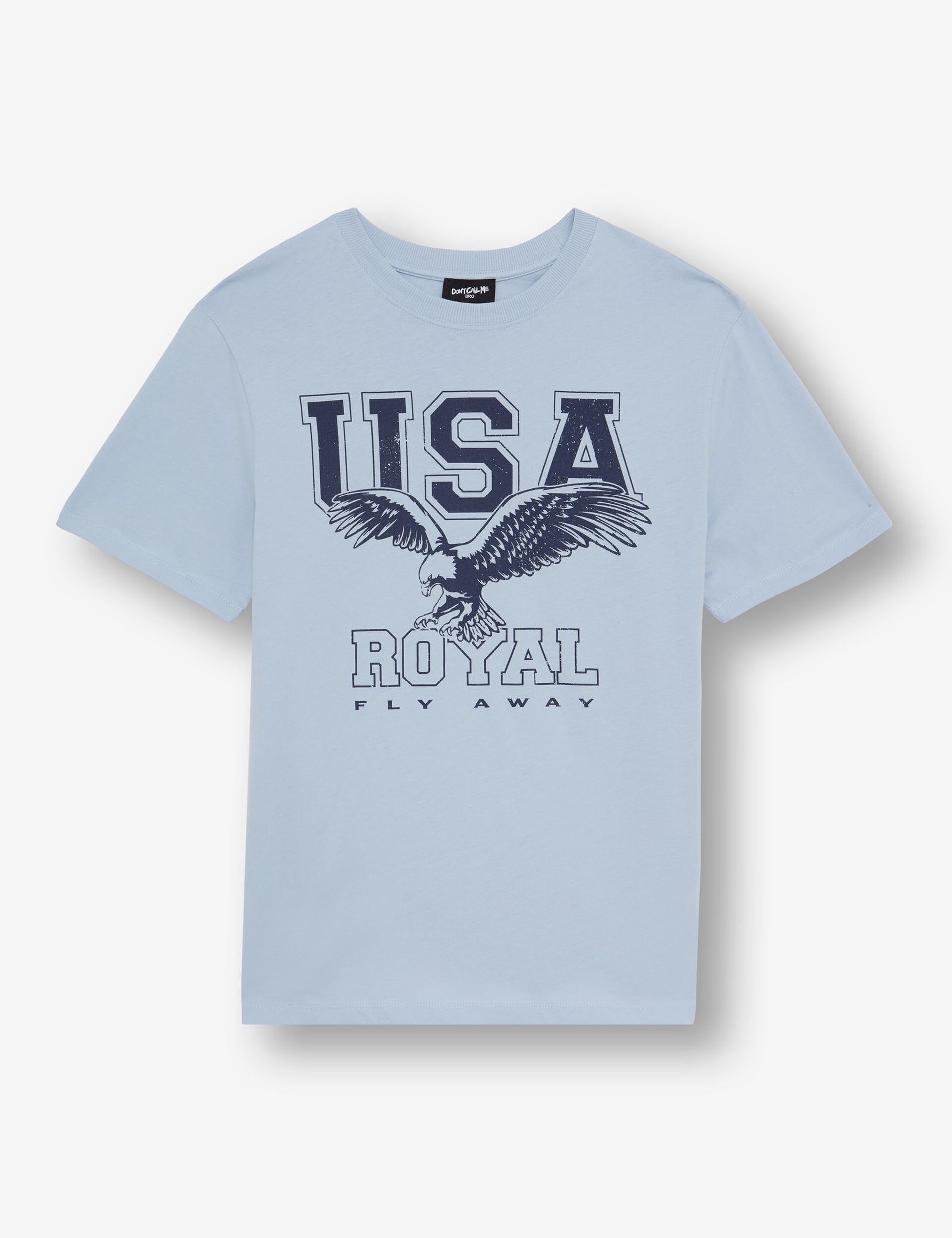 Tee-shirt bleu ciel USA