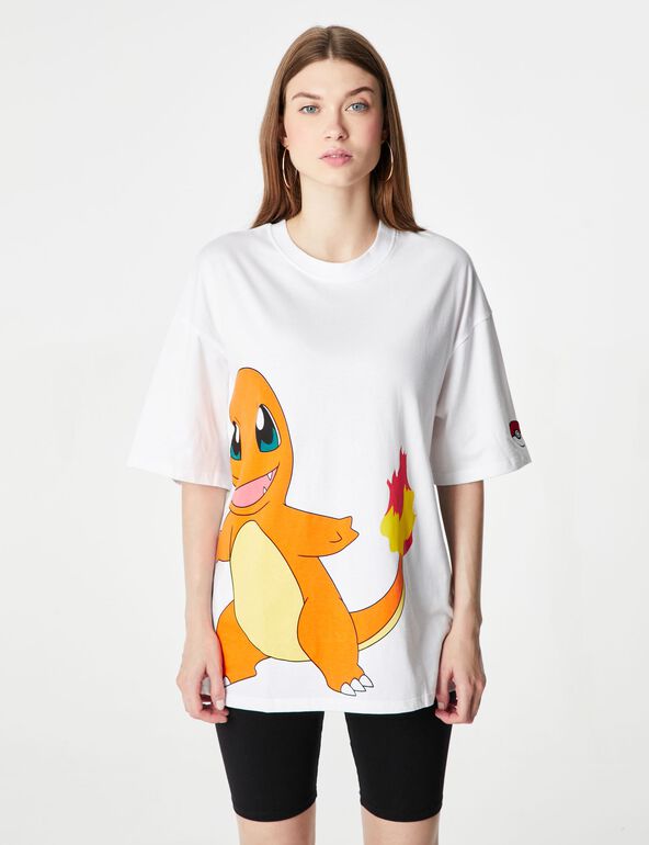Tee-shirt Pokémon oversize blanc