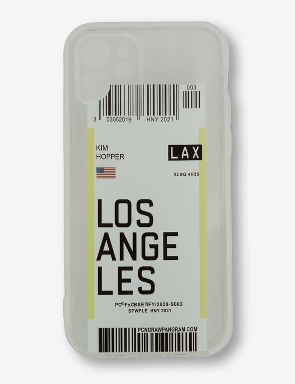 Coque IPhone 12 carte d'embarquement LOS ANGELES