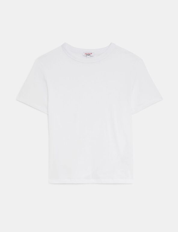 Tee-shirt basic blanc
