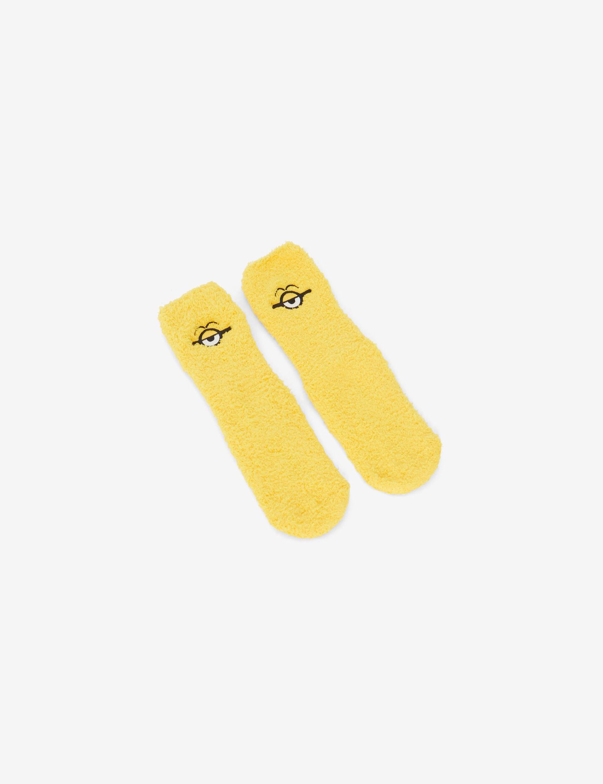 Chaussettes cozy socks Minions jaunes