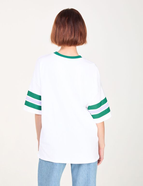 T-shirt oversize 95 blanc girl