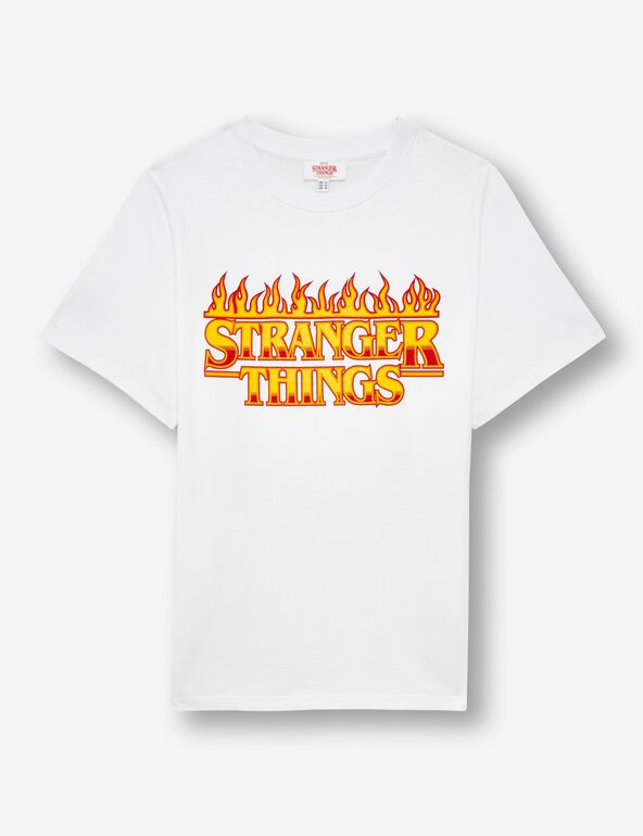 Tee-shirt Stranger Things blanc
