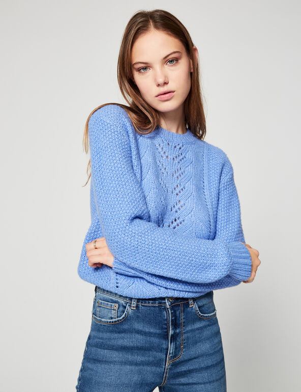 Cable-knit jumper teen