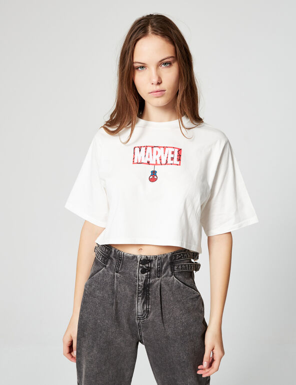Marvel cropped T-shirt 