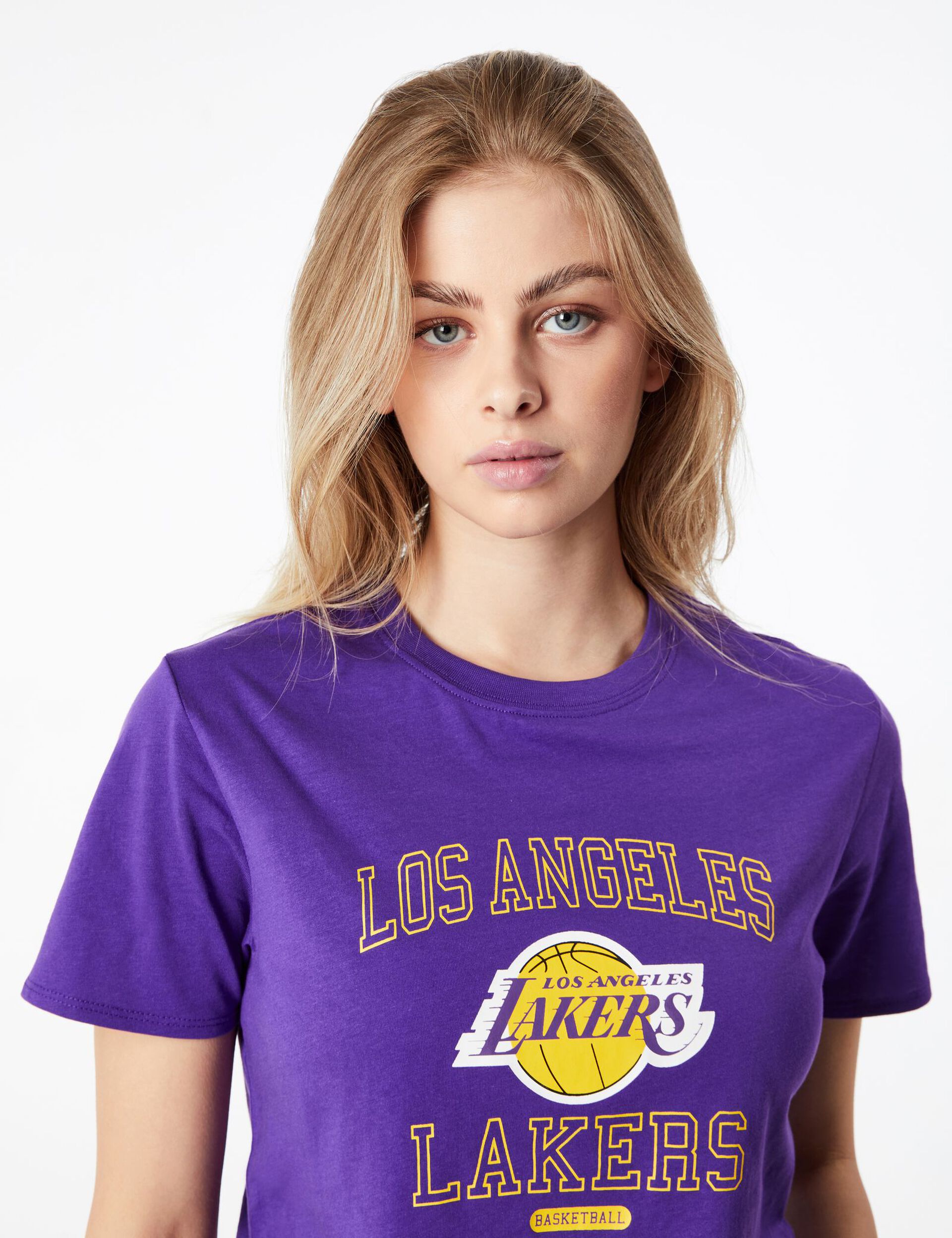 Tee-shirt NBA Lakers violet
