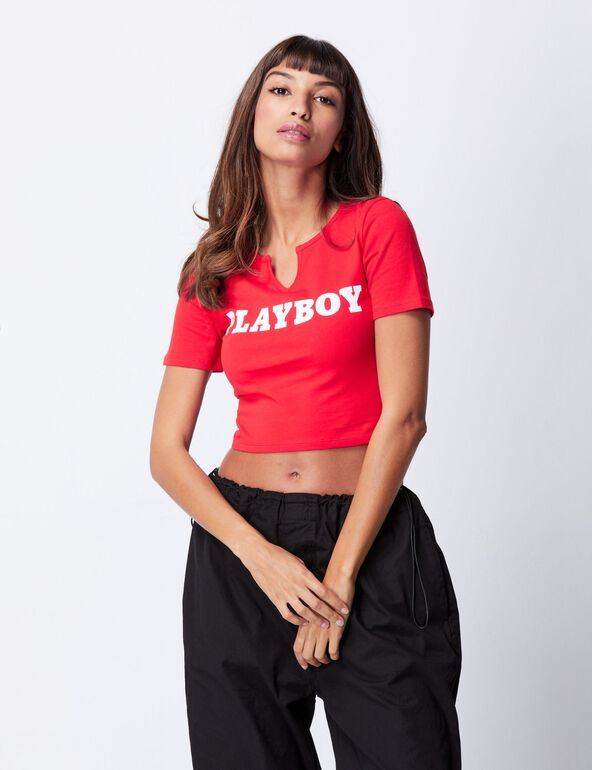 Tee-shirt Playboy rouge