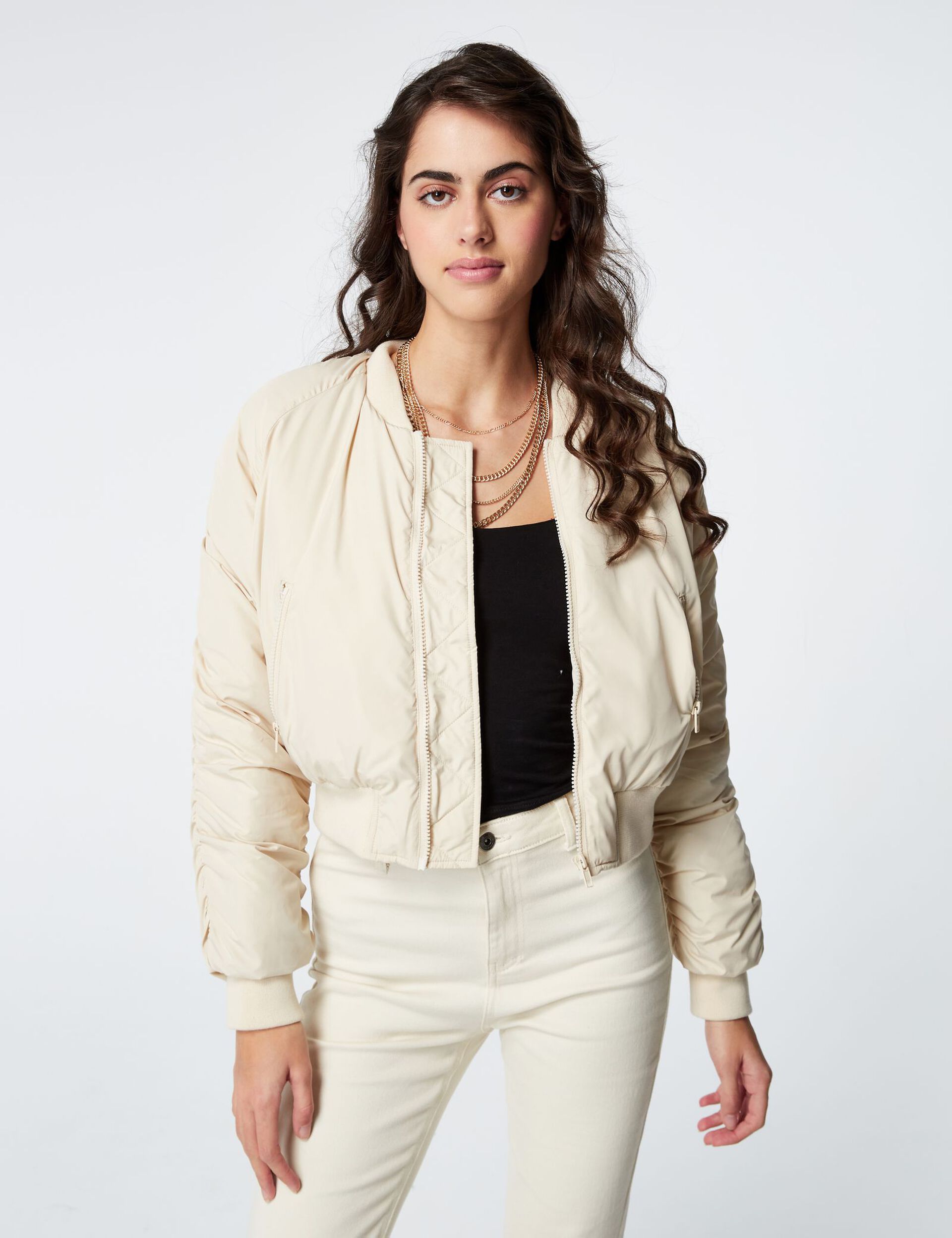 Ruched jacket