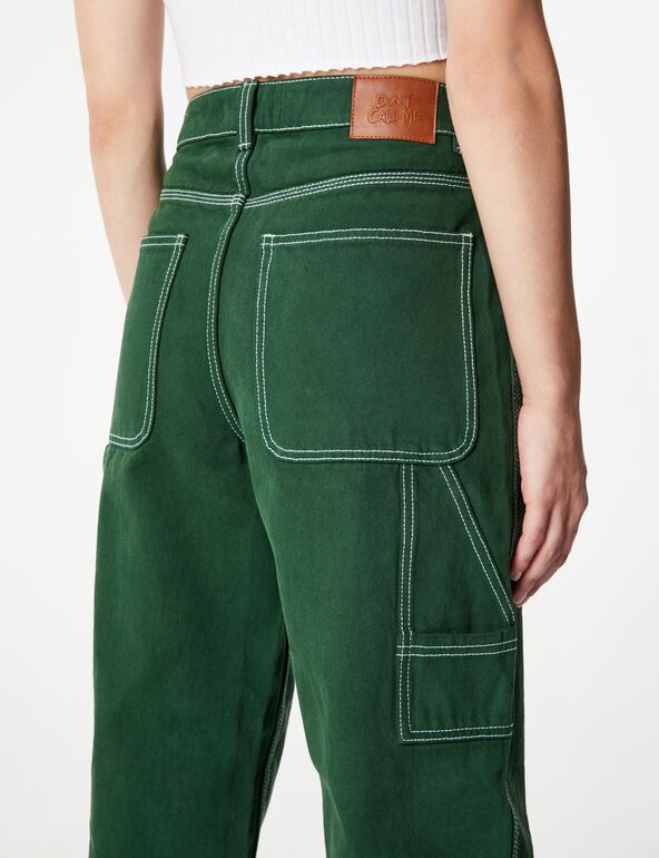 Pantalon carpenter vert