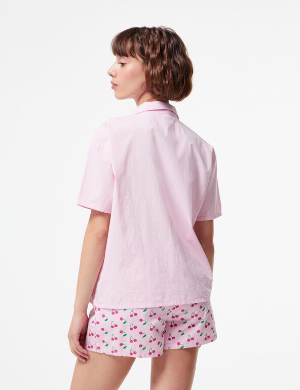 Set pyjama motif cerise rose fille