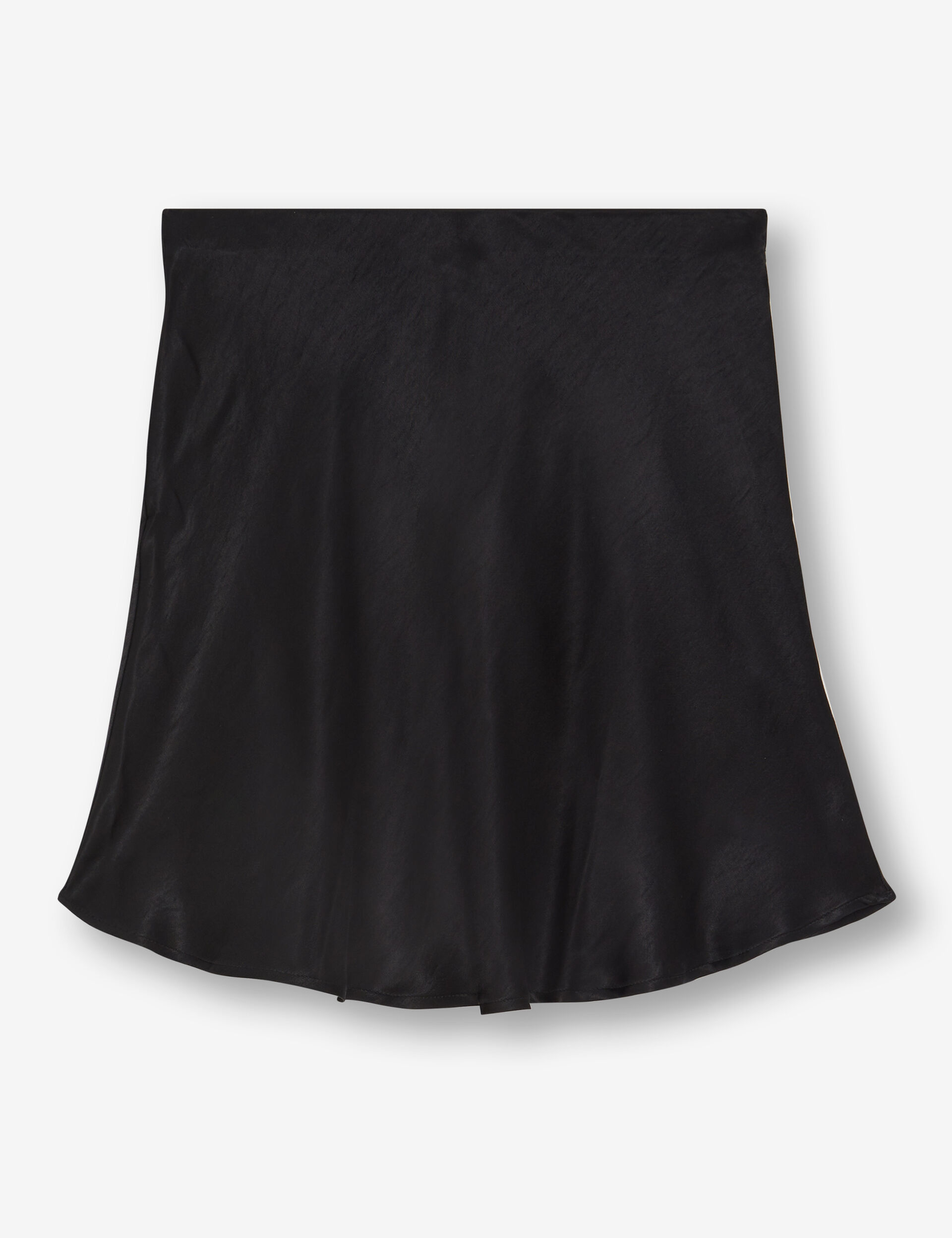 Satin-look skirt