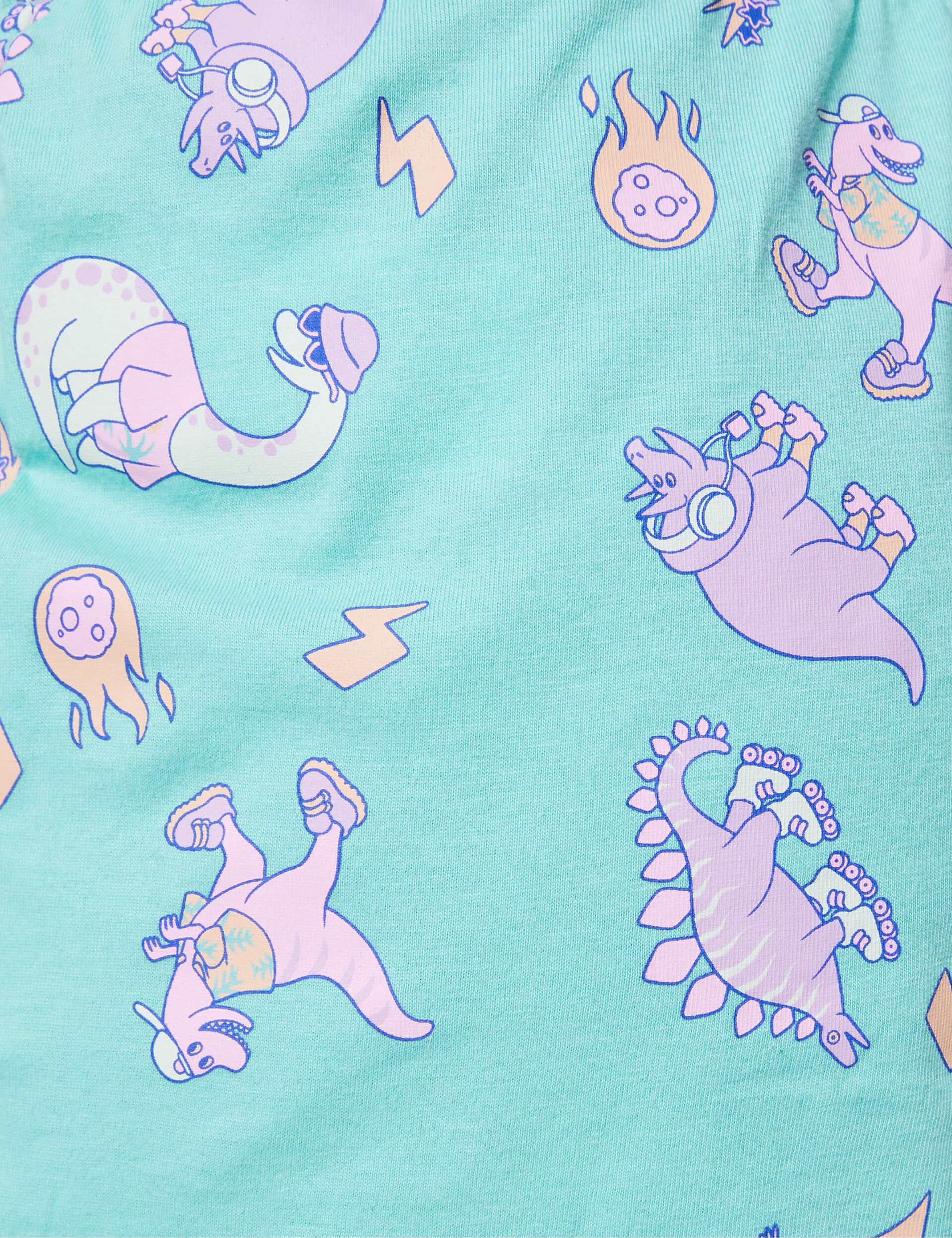 Set pyjama dinosaures multicolore