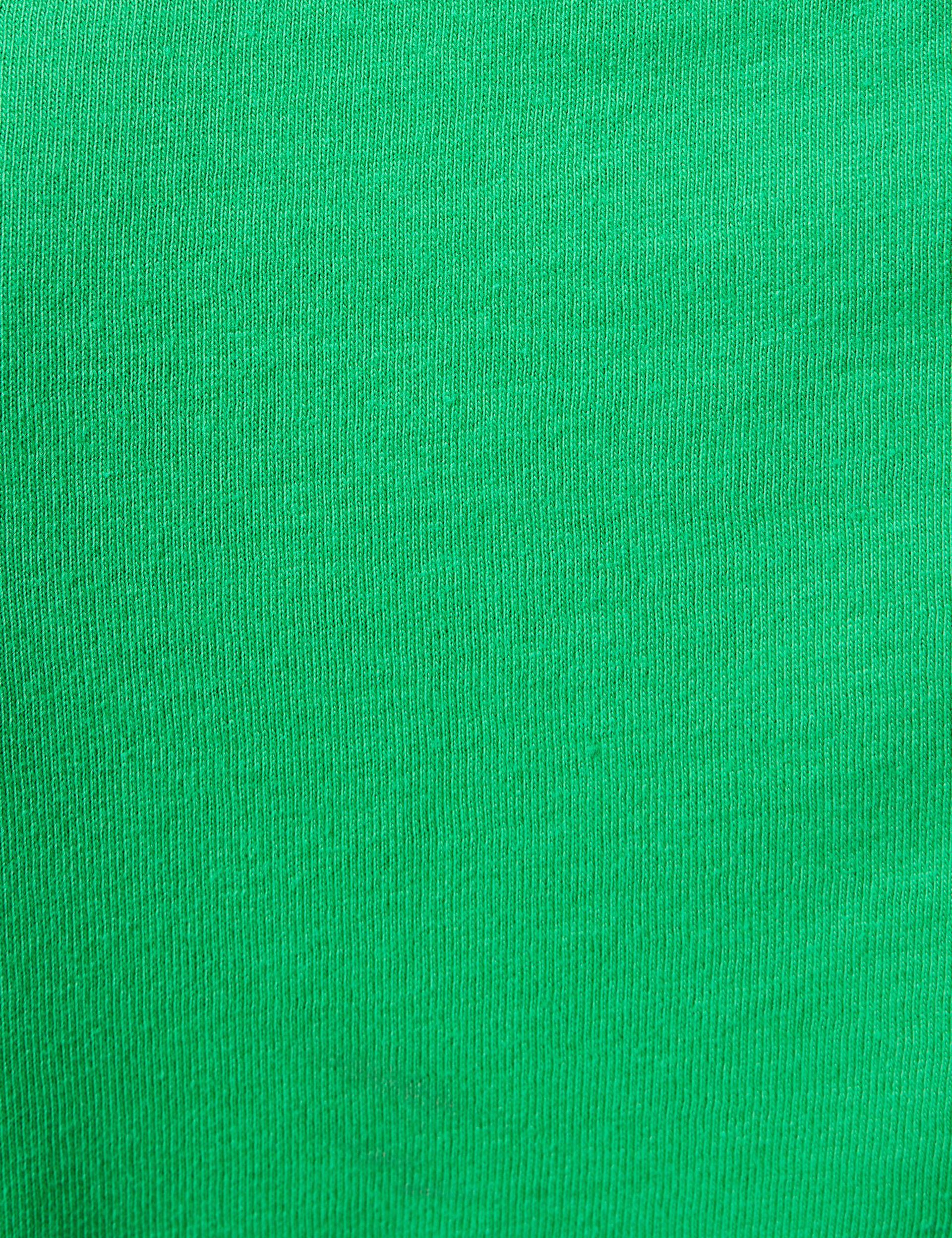 Tee-shirt court avec liens à nouer vert vif