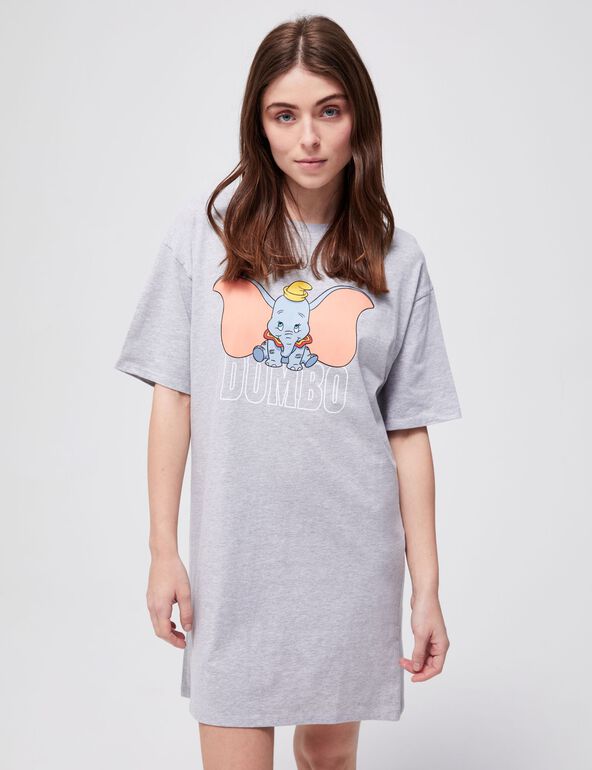 Pyjama Disney Dumbo gris femme