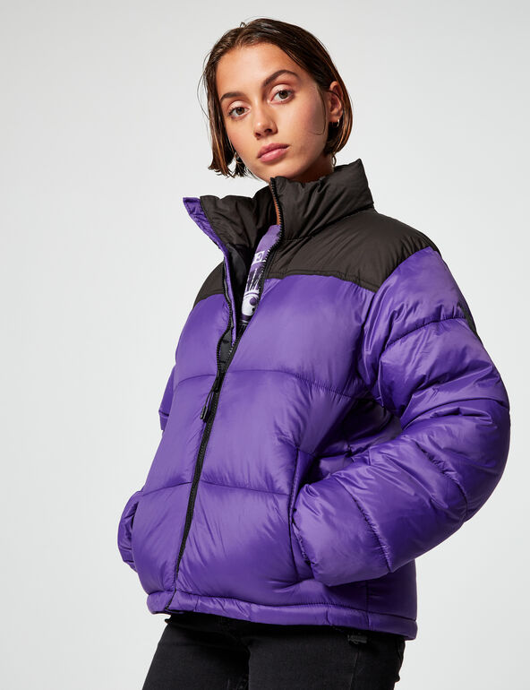 Two-tone padded jacket teen