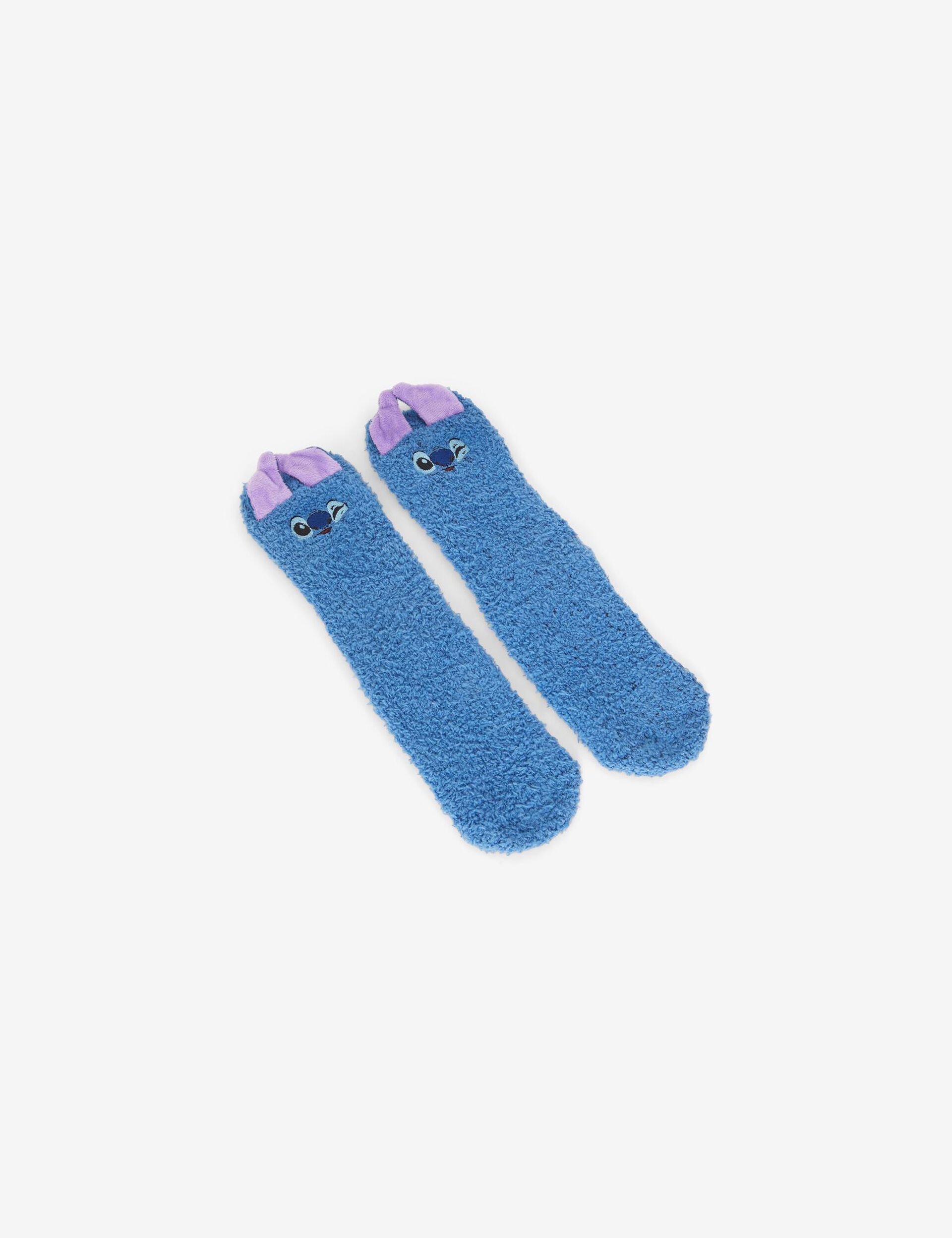 Chaussettes duveteuses Disney Stitch