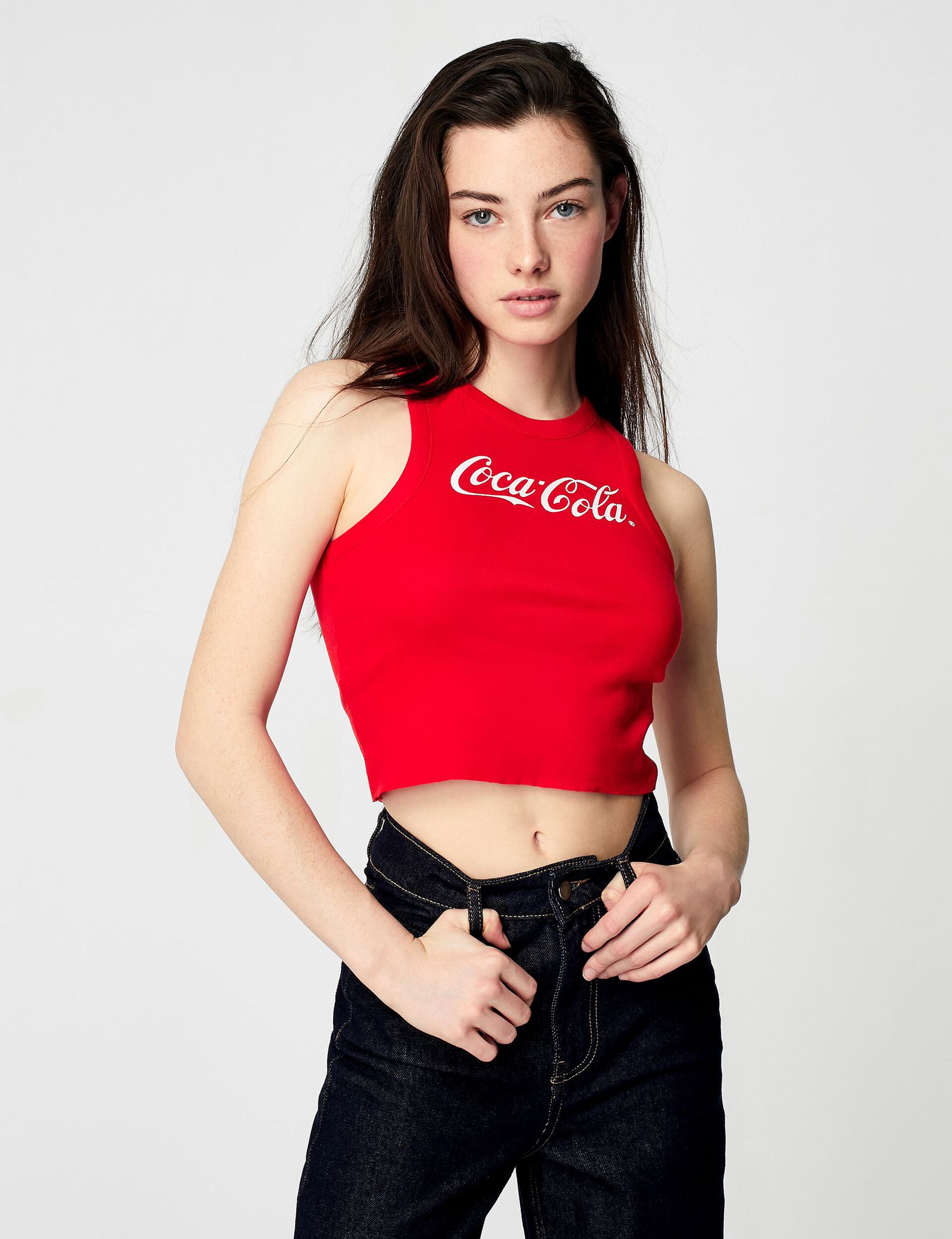 Débardeur court Coca Cola