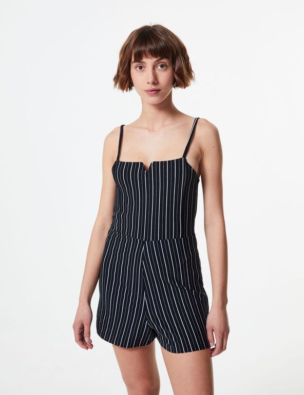 Striped playsuit teen