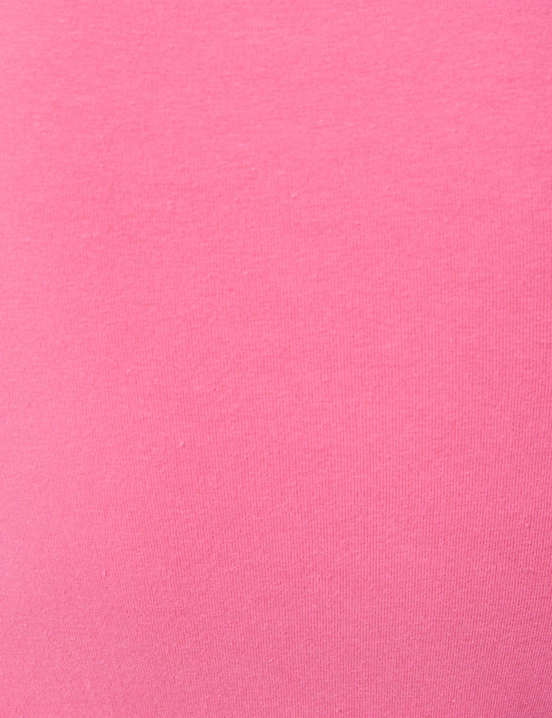 Tee-shirt avec fronces rose