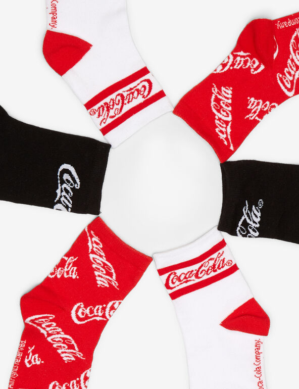 Coca-Cola socks girl
