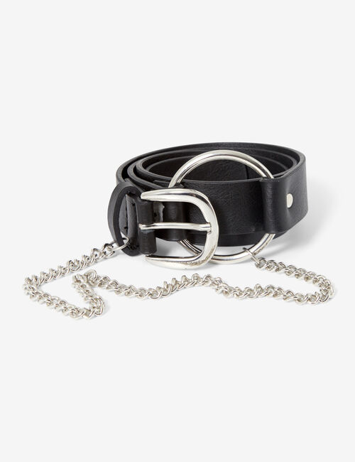Belt with chain detail 