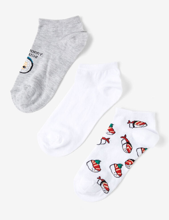 Sushi print socks teen
