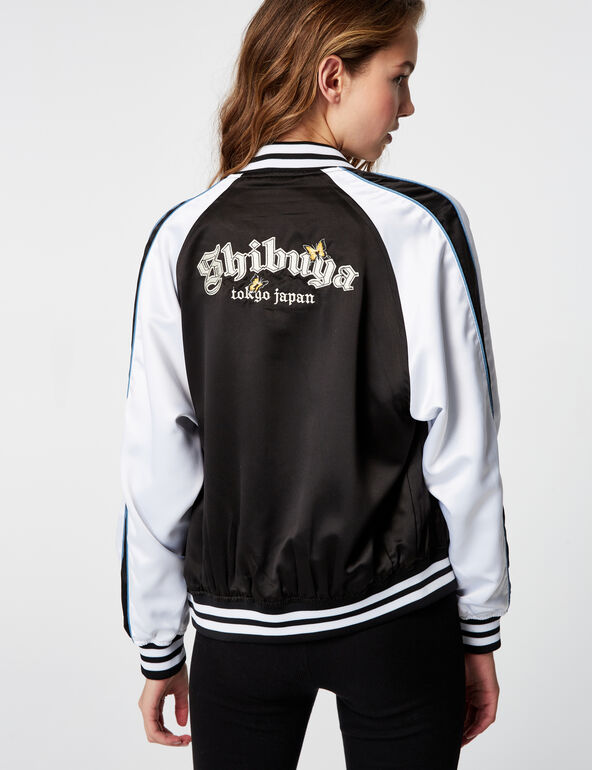 Shibuya bomber jacket girl