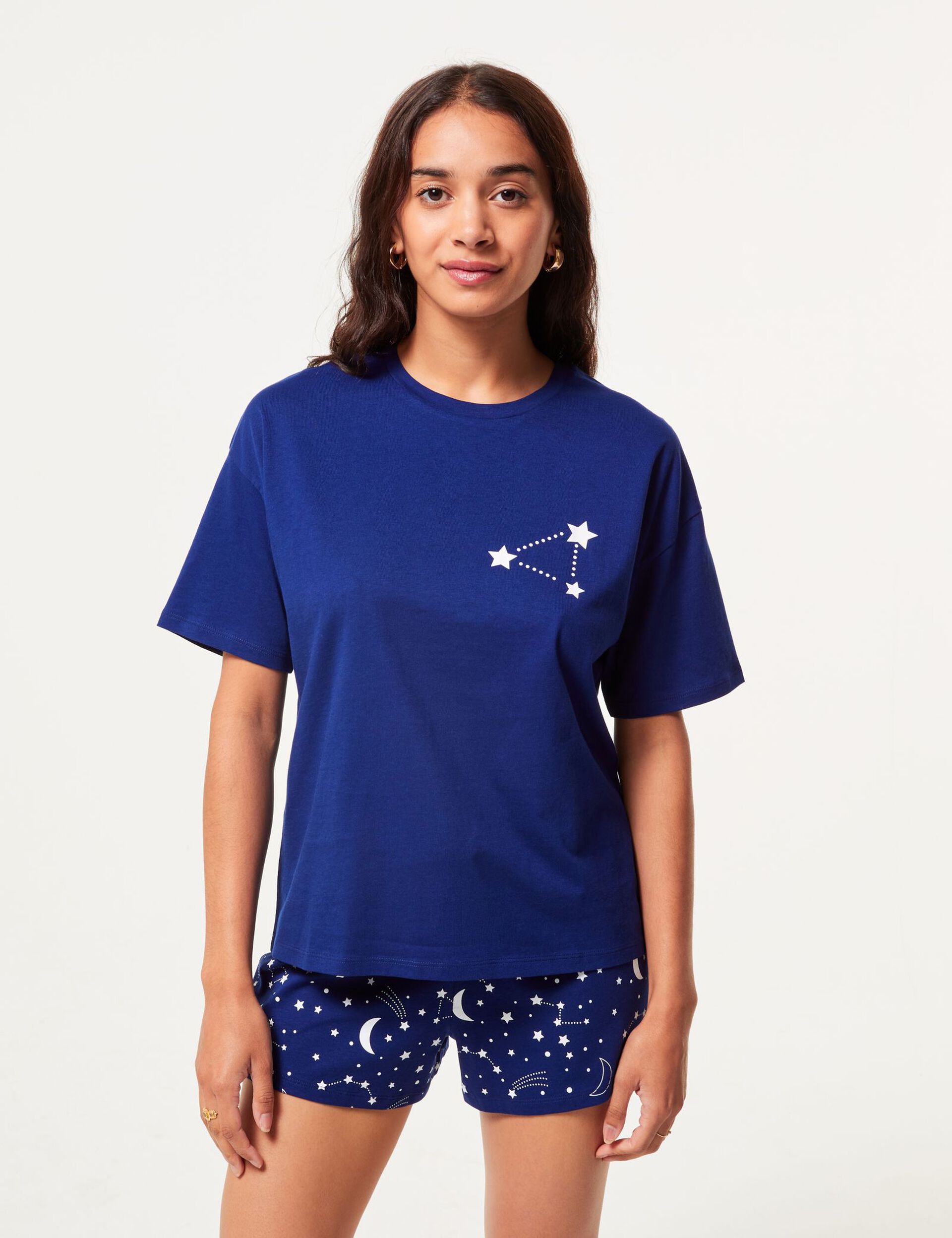 Set pyjama imprimé constellations d'étoiles