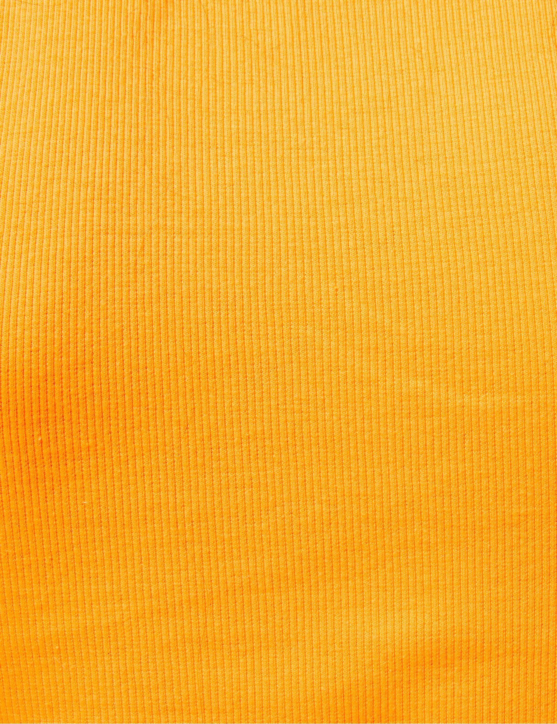 Robe ajustée orange fluo