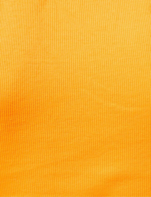 Robe ajustée orange fluo