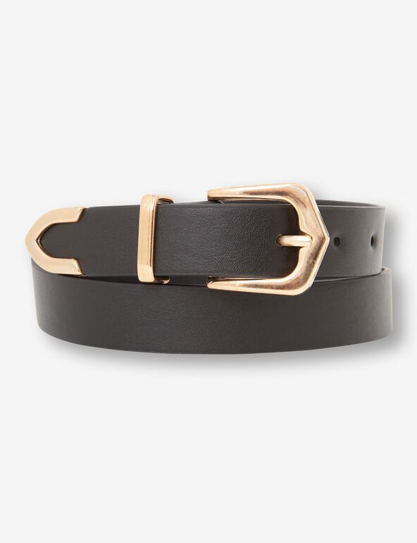 Faux leather belt teen