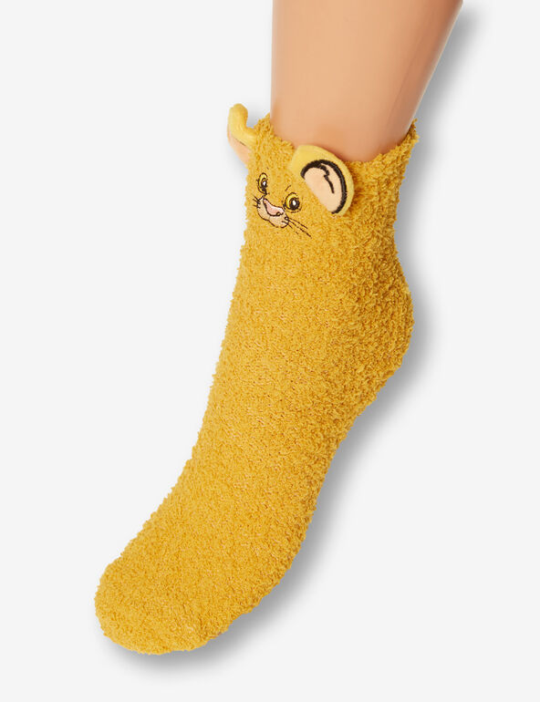 Fluffy Lion King socks teen