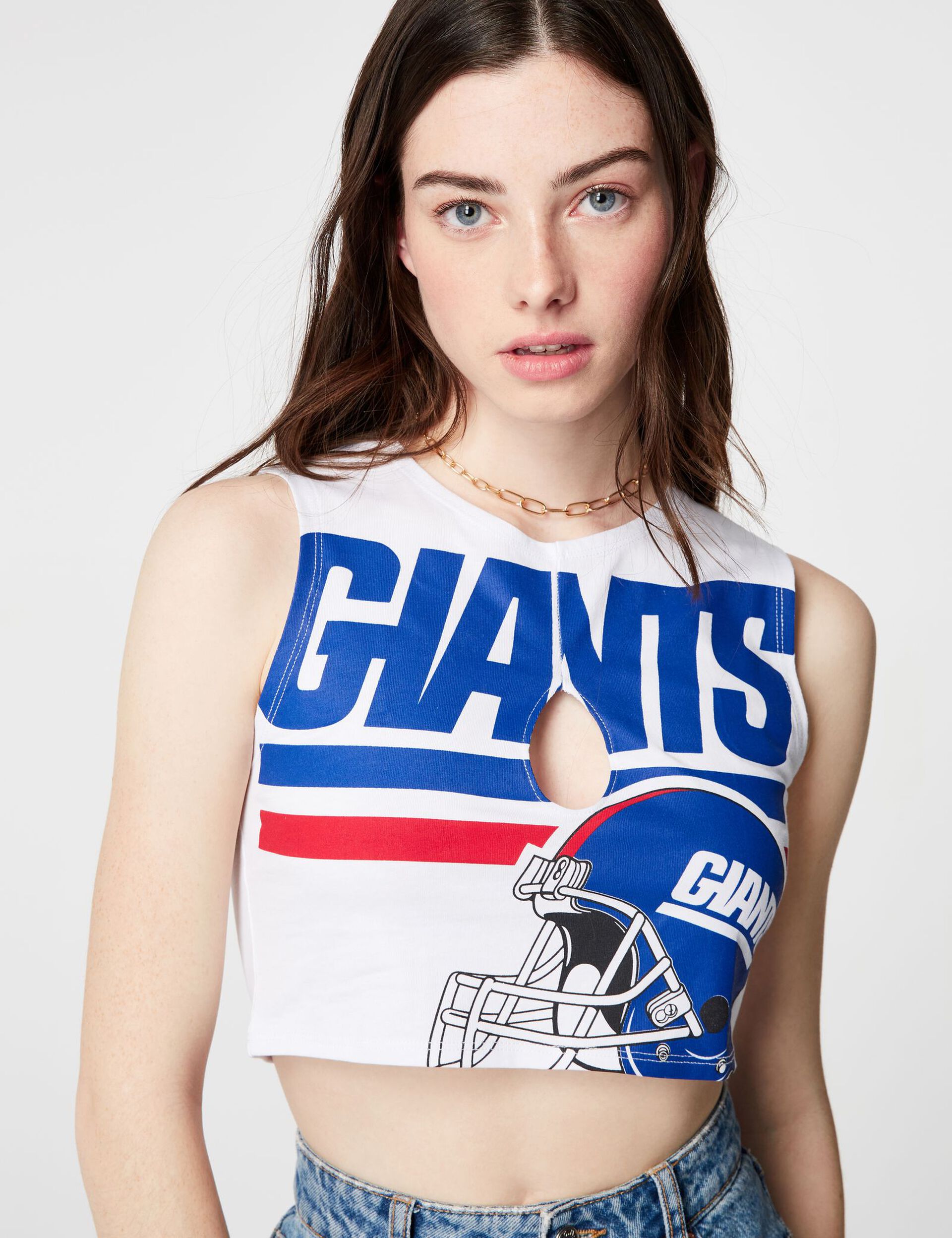 NFL Giants cropped T-shirt