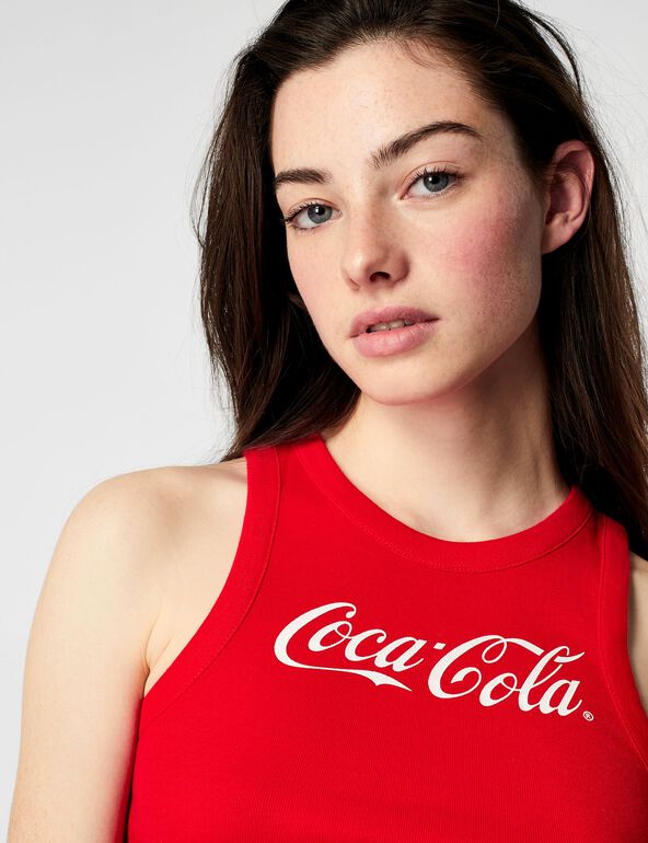 Débardeur court Coca Cola femme