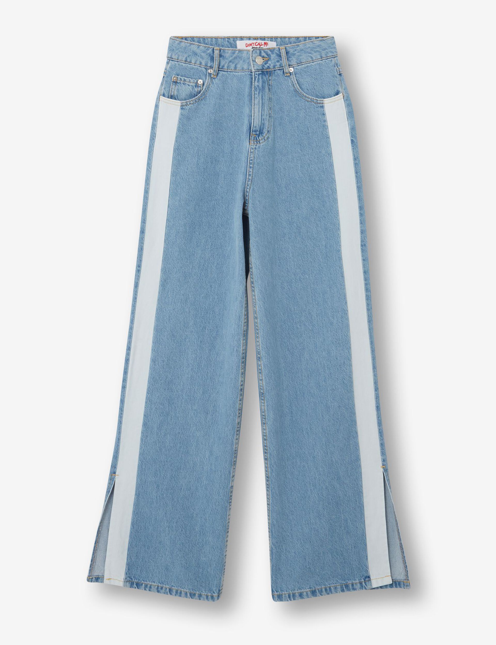Dad jeans with trims