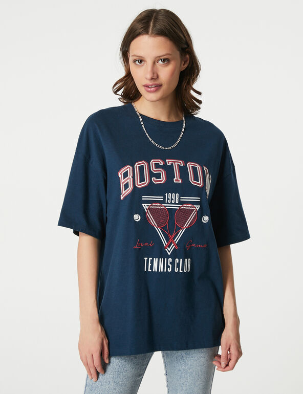 Tee-shirt oversize Boston