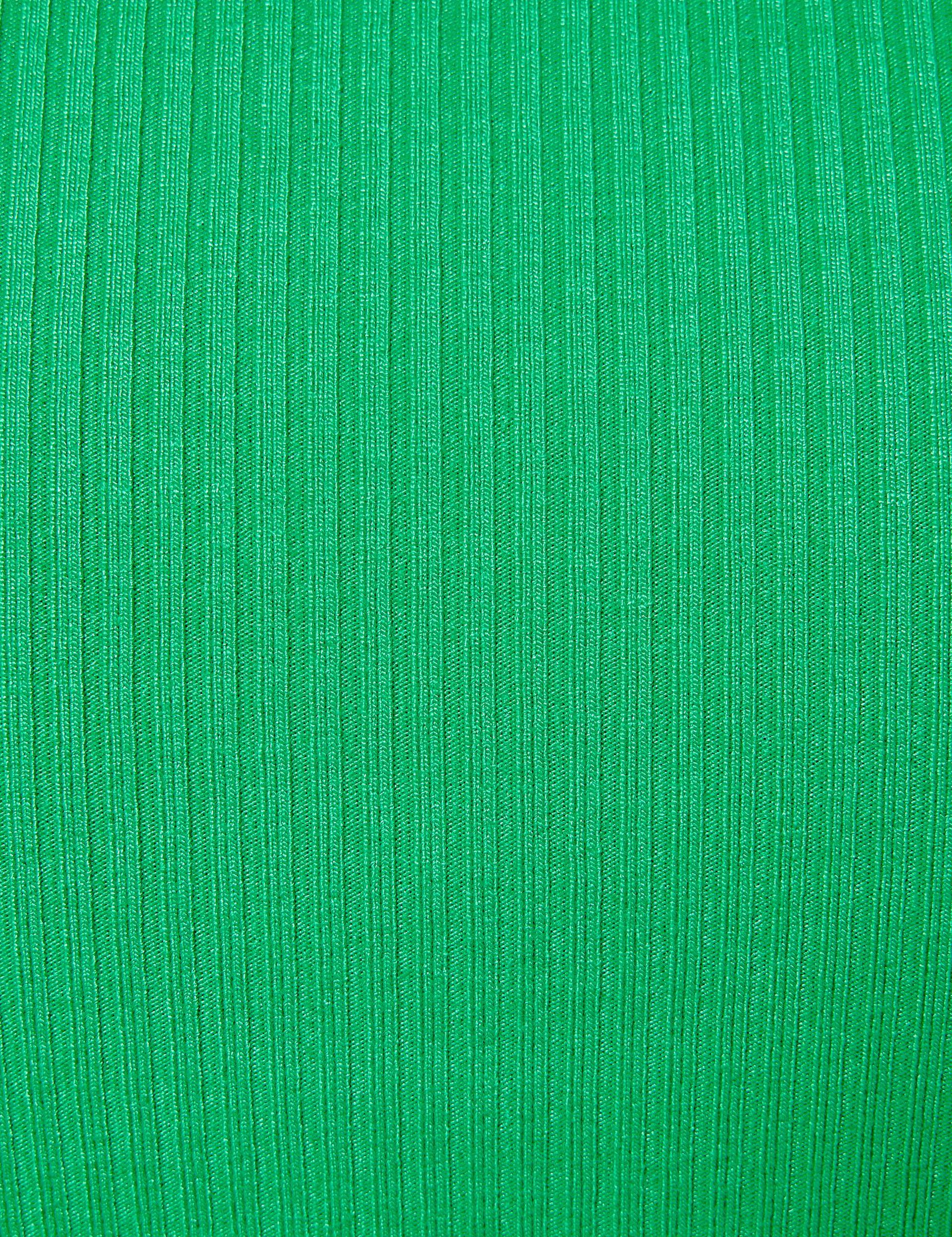 Top court côtelé vert
